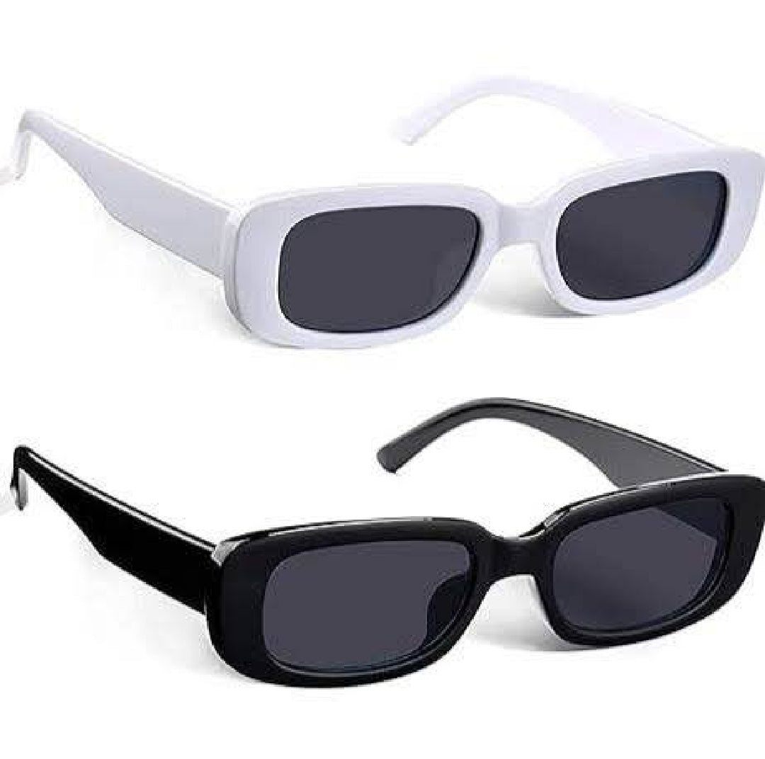 Trendy TikTok glasses black/white