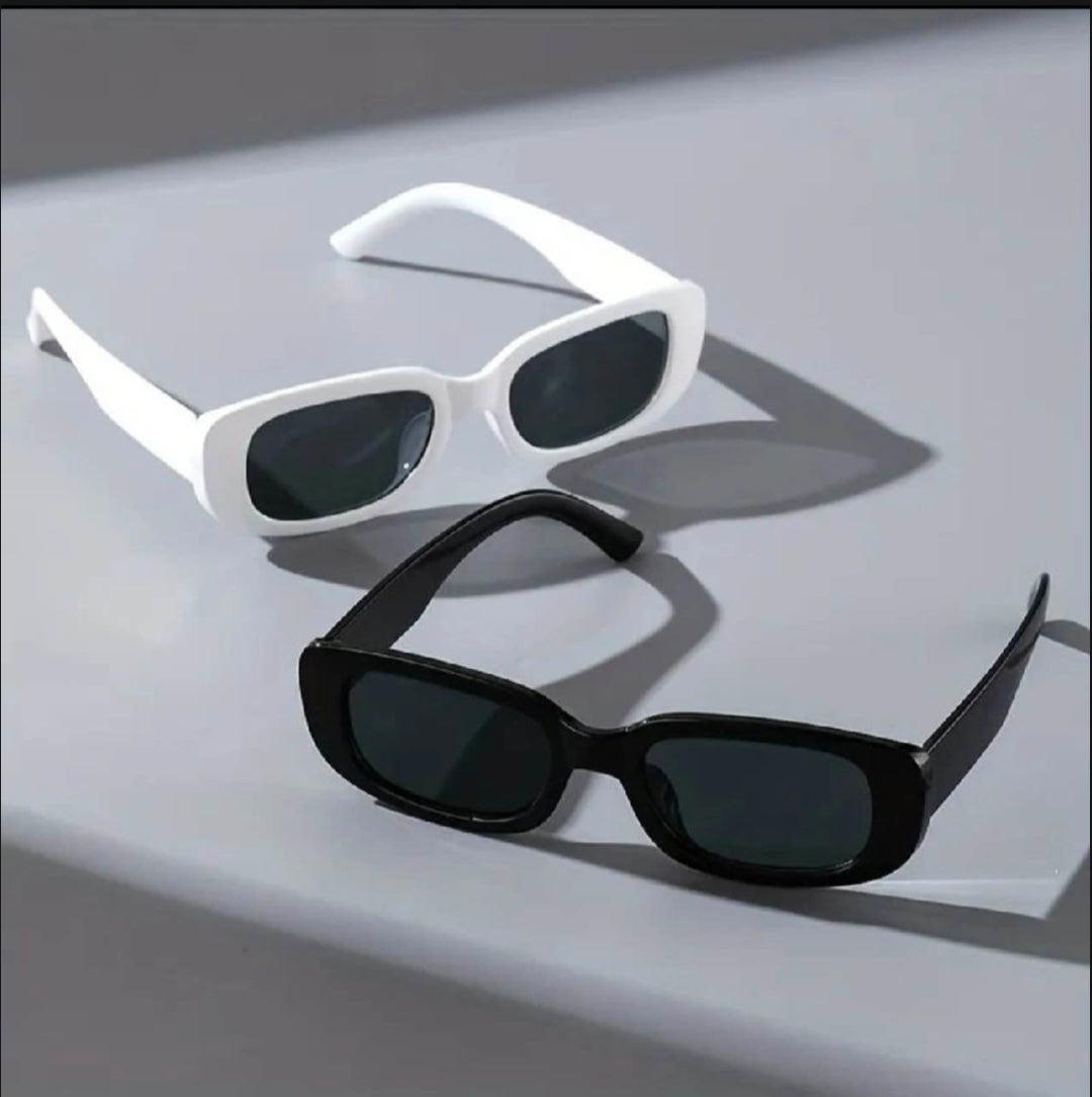 Trendy TikTok glasses black/white