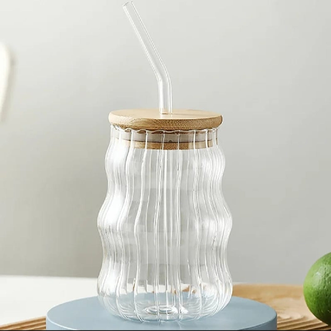 Bubble cup for coffee UICE and coffee glass