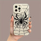 Angel Eyes Soft Phone Case with Spider Pattern