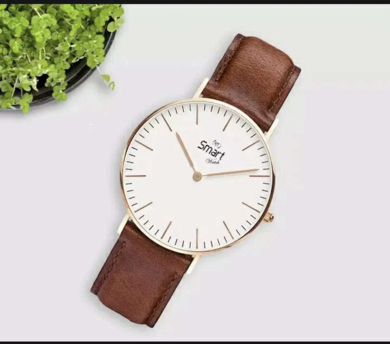 Stainless steel casual watch