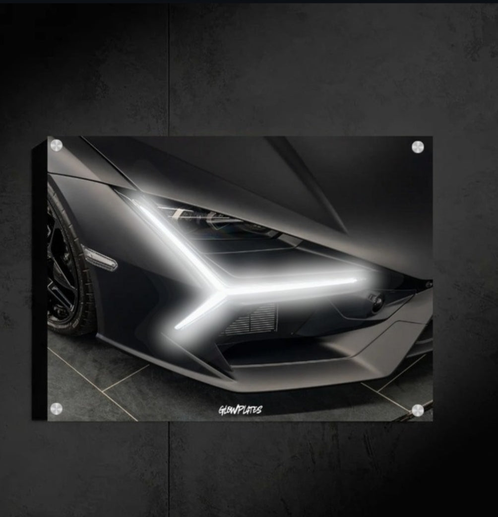 Lamborghini Glow Plates